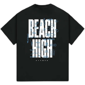 Beach High Tee - Black