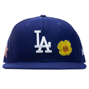 Los Angeles Dodgers Crystal Icons Fitted