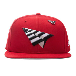 Classic Paper Planes Fitted - Red