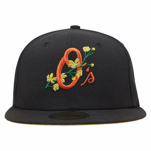 Baltimore Orioles Bloom Fitted - Black