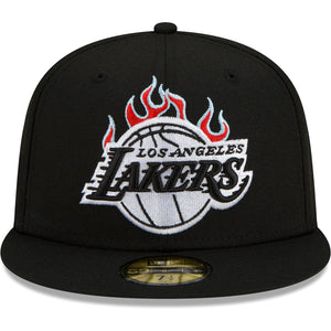 Los Angeles Lakers Flame FItted